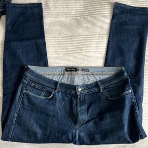 Massimo Dutti men’s size 38 dark denim straight leg jeans